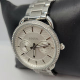  Shop Authentic Fossil Tailor White Dial Silver Steel Strap Watch for Women - ES4262 - Luxxuri