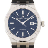  Shop Authentic Maurice Lacroix Aikon Automatic Date Blue Dial Blue Silicone Strap Watch For Men - AI6008-SS000-430-4 - Luxxuri