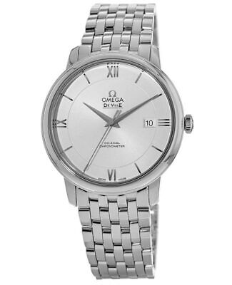  Shop Authentic Omega De Ville Prestige Co-Axial Silver Dial Silver Steel Strap Watch for Men - 424.10.40.20.02.003 - Luxxuri
