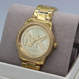  Shop Authentic Michael Kors Tibby Three Hand Gold Dial Gold Steel Strap Watch For Women - MK6879 - Luxxuri