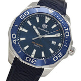  Shop Authentic Tag Heuer Aquaracer Quartz Blue Dial Blue Rubber Strap Watch for Men - WAY101C.FT6153 - Luxxuri