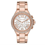  Shop Authentic Michael Kors Camille Chronograph White Dial Rose Gold Steel Strap Watch for Women - MK5636 - Luxxuri