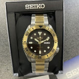  Shop Authentic Seiko 5 Sports Automatic Brown Dial Two Tone Steel Strap Watch For Men - SRPK24 - Luxxuri
