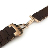  Shop Authentic Emporio Armani Sportivo Chronograph Brown Dial Brown Silicone Strap Watch For Men - AR5891 - Luxxuri