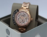  Shop Authentic Fossil Rye Automatic Skeleton Rose Gold Dial Rose Gold Steel Strap Watch for Women - BQ3754 - Luxxuri