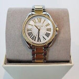  Shop Authentic Michael Kors Kacie Three Hand Silver Dial Two Tone Steel Strap Watch for Women - MK6931 - Luxxuri