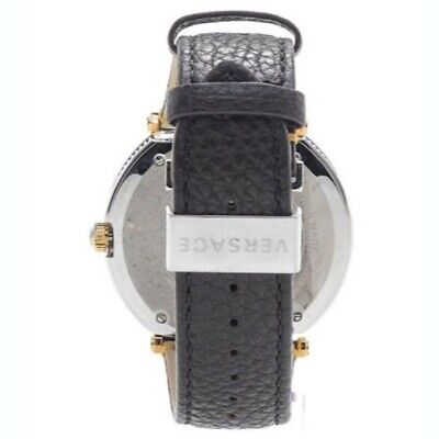  Shop Authentic Versace V Metal Icon Quartz Silver Dial Brown Leather Strap Watch For Men - VQL010015 - Luxxuri
