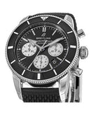  Shop Authentic Breitling Superocean Heritage B01 Chronograph 44 Black Dial Black Mesh Bracelet Watch for Men - AB0162121B1S1 - Luxxuri