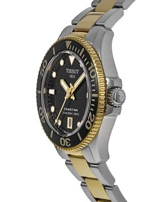  Shop Authentic Tissot Seastar 1000 Black Dial Two Tone Steel Strap Watch for Women - T120.210.22.051.00 - Luxxuri