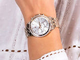  Shop Authentic Tommy Hilfiger Ari Diamonds Silver Dial Rose Gold Steel Strap Watch for Women - 1781978 - Luxxuri
