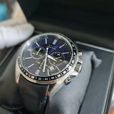  Shop Authentic Hugo Boss Driver Sport Chronograph Blue Dial Black Leather Strap Watch for Men - 1513077 - Luxxuri