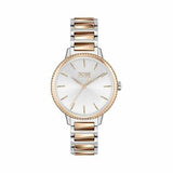  Shop Authentic Hugo Boss Signature Silver Dial Two Tone Steel Strap Watch for Women - 1502567 - Luxxuri