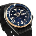  Shop Authentic Seiko 5 Sports Automatic Blue Dial Black NATO Strap Watch for Men - SBSA098 - Luxxuri