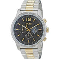  Shop Authentic Hugo Boss Professional Black Dial Two Tone Steel Strap Watch for Men - 1513529 - Luxxuri