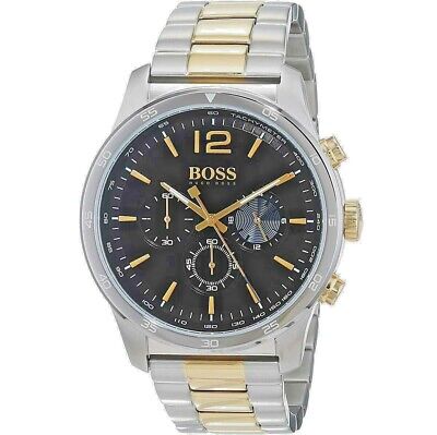  Shop Authentic Hugo Boss Professional Black Dial Two Tone Steel Strap Watch for Men - 1513529 - Luxxuri