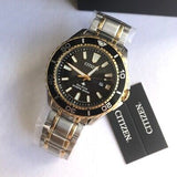  Shop Authentic Citizen Eco Drive Promaster Diver Black Dial Two Tone Steel Strap Watch For Men - BN0194-57E - Luxxuri