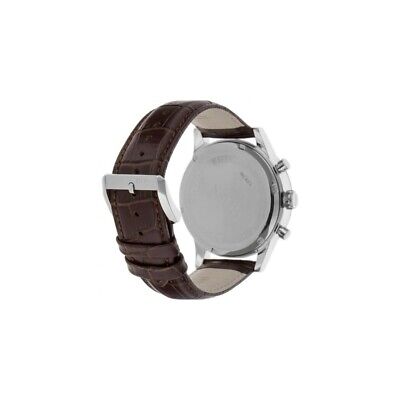  Shop Authentic Hugo Boss Grand Prix Grey Dial Brown Leather Strap Watch for Men -  1513476 - Luxxuri
