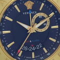  Shop Authentic Versace Race GMT Blue Dial Blue Leather Strap Watch For Men - 29G70D282 - Luxxuri