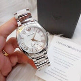  Shop Authentic Emporio Armani Dress Quartz Silver Dial Silver Steel Strap Watch For Men - AR11084 - Luxxuri