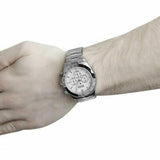  Shop Authentic Hugo Boss Ikon Chronograph White Dial Silver Steel Strap Watch for Men - 1512962 - Luxxuri