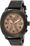  Shop Authentic Emporio Armani Delta Chronograph Brown Dial Brown Leather Strap Dial Watch For Men - AR6055 - Luxxuri