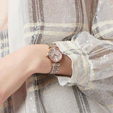  Shop Authentic Emporio Armani Gianni T Bar Pink Dial Two Tone Steel Strap Watch For Women - AR11223 - Luxxuri