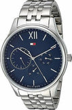  Shop Authentic Tommy Hilfiger Damon Chronograph Blue Dial Silver Steel Strap Watch for Men - 1791416 - Luxxuri