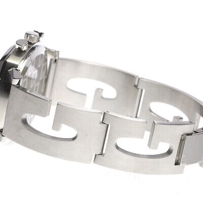  Shop Authentic Gucci Grip Quartz Chronograph Red Dial Silver Steel Strap Watch For Men - YA157303 - Luxxuri