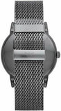  Shop Authentic Emporio Armani Luigi Quartz Blue Dial Grey Mesh Bracelet Watch For Men - AR11053 - Luxxuri