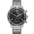  Shop Authentic Guess Circuit Chronograph Black Dial Silver Steel Strap Watch For Men - W0968G1 - Luxxuri