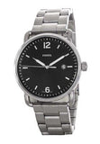  Shop Authentic Fossil The Commuter Black Dial Silver Steel Strap Watch for Men - FS5391 - Luxxuri