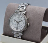  Shop Authentic Michael Kors Sofie Quartz Silver Dial Silver Steel Strap Watch For Women - MK6575 - Luxxuri