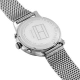  Shop Authentic Tommy Hilfiger Chronograph Black Dial Silver Mesh Bracelet Watch for Men - 1791292 - Luxxuri