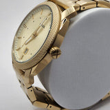  Shop Authentic Fossil Machine Gold Dial Gold Steel Strap Watch for Men - FS5264 - Luxxuri