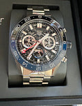  Shop Authentic Tag Heuer Carrera Chronograph Blue Dial Silver Steel Strap Watch for Men - CBG2A1Z.BA0658 - Luxxuri