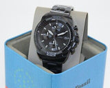  Shop Authentic Fossil Bronson Chronograph Black Dial Black Steel Strap Watch for Men - FS5853 - Luxxuri