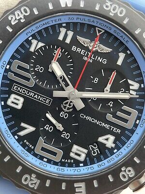  Shop Authentic Breitling Endurance Pro Black Dial Light Blue Rubber Strap Watch for Men - X82310281B1S1 - Luxxuri