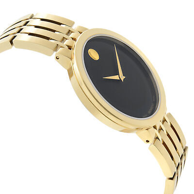  Shop Authentic Movado Esperanza Museum 39mm Black Dial Stainless Steel Watch For Men - 0607059 - Luxxuri