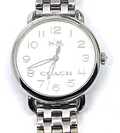 Coach Delancey Classic White Dial Silver Steel Strap Watch for Women - 14502260