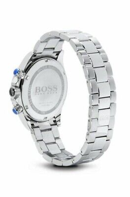  Shop Authentic Hugo Boss Ikon Chronograph White Dial Silver Steel Strap Watch for Men - 1512962 - Luxxuri