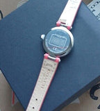 Coach Park Pink Dial Pink Leather Strap Watch for Women - 14503536