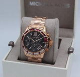  Shop Authentic Michael Kors Everest Chronograph Black Dial Rose Gold Steel Strap Watch for Women - MK6972 - Luxxuri
