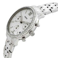  Shop Authentic Fossil Neutra Chronograph Silver Dial Silver Steel Strap Watch for Women - ES5217 - Luxxuri