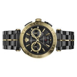 Shop Authentic Versace Aion Chronograph Black Dial Black Steel Strap Watch for Men - VE1D01620 - Luxxuri