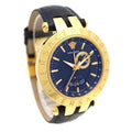  Shop Authentic Versace Race GMT Blue Dial Blue Leather Strap Watch For Men - 29G70D282 - Luxxuri