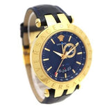  Shop Authentic Versace Race GMT Blue Dial Blue Leather Strap Watch For Men - 29G70D282 - Luxxuri