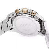  Shop Authentic Hugo Boss Here Chronograph Black Dial Two Tone Steel Strap Watch for Men - 1513757 - Luxxuri