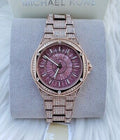  Shop Authentic Michael Kors Lennox Three Hand Crystals Rose Gold Dial Rose Gold Steel Strap Watch For Women - MK6992 - Luxxuri