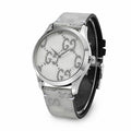  Shop Authentic Gucci G Timeless Quartz Grey Dial Grey Leather Strap Watch For Men - YA1264058 - Luxxuri