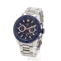  Shop Authentic Tag Heuer Carrera Chronograph Blue Dial Silver Steel Strap Watch for Men - CBG2A11.BA0654 - Luxxuri